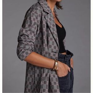 AVEC LES FILLES ❤️ Plaid Boyfriend Blazer ❤️ NWOT ❤️ bought from Anthropologie
